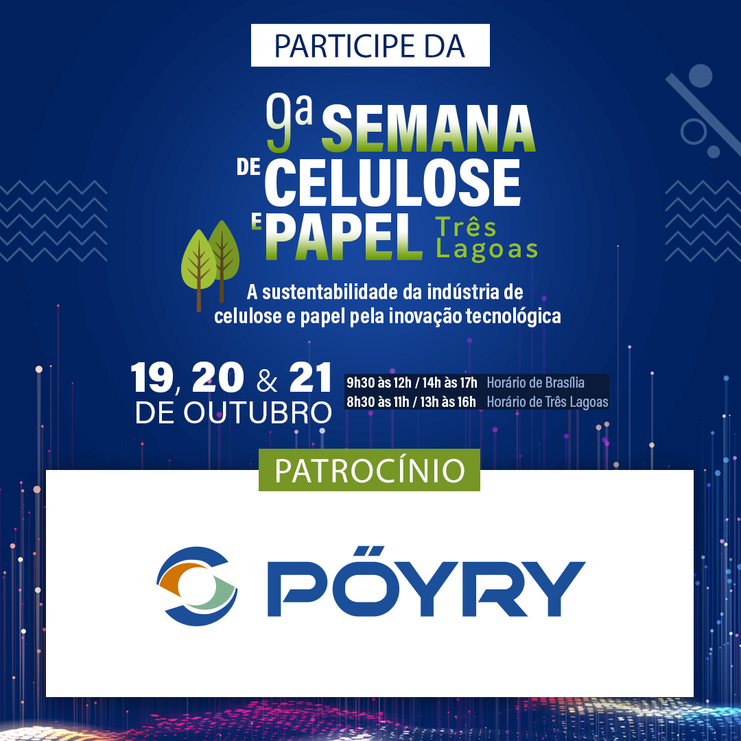 Pöyry destaca o papel da digitalização na sustentabilidade industrial durante a 9ª Semana de Celulose e Papel de Três Lagoas